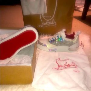 Christian Louboutin sparkle sneakers